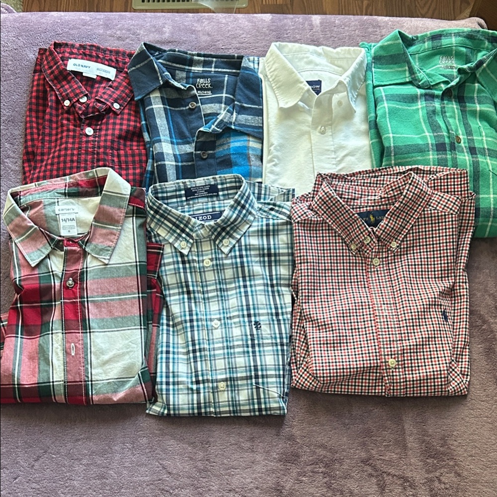 Long Sleeves (7) and 1 Polo short SL